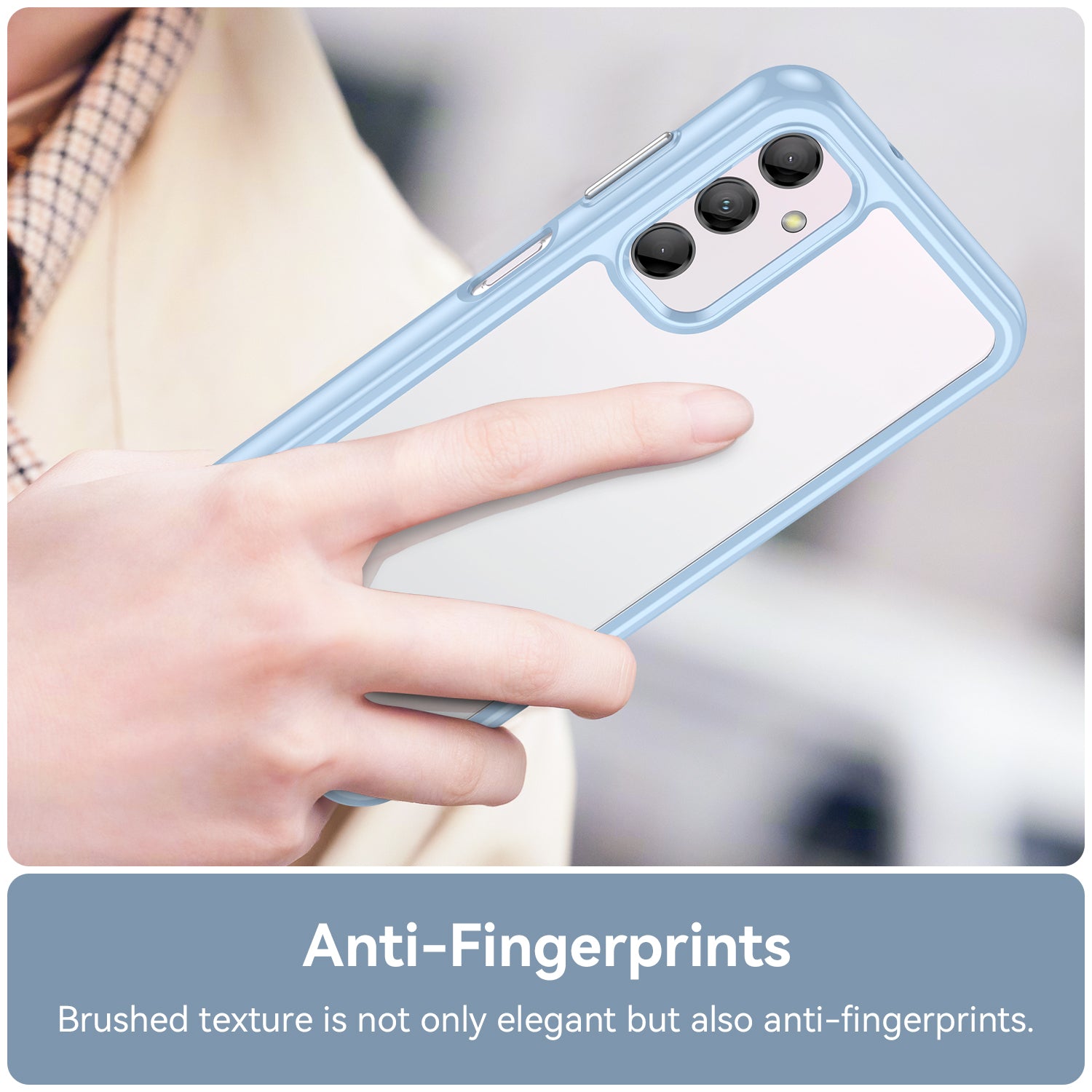 Pro Samsung Galaxy M14 5G TPU akrylové pouzdro na telefon odolné proti pádu, průhledný ochranný kryt telefonu Pro Samsung Galaxy M14 5G TPU akrylové pouzdro na telefon odolné proti pádu, průhledný ochranný kryt telefonu